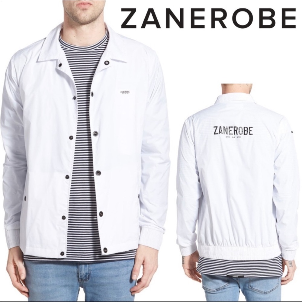 Zanerobe Vega Nylon Coach Jacket Men’s Large - Picture 10 of 11